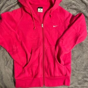 Nike Hot Pink Cotton Hoodie